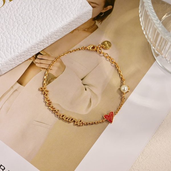 18K CD Dioramour Je Vous Adore Bracelet - 图片 4