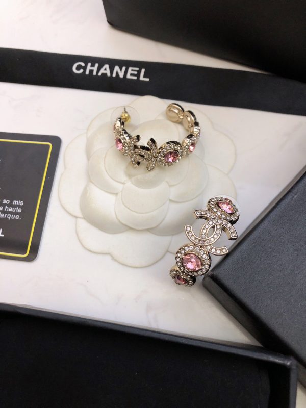 18K CC Flowers Earrings - 图片 8