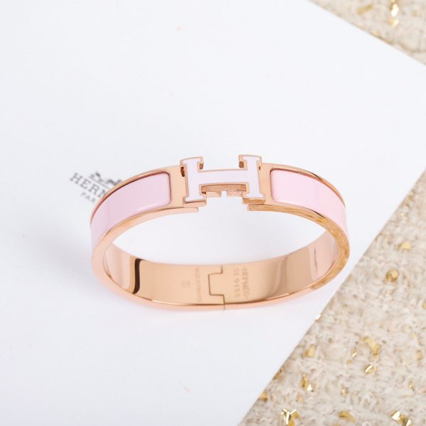 18K Clic H Pink Bracelet - 图片 4