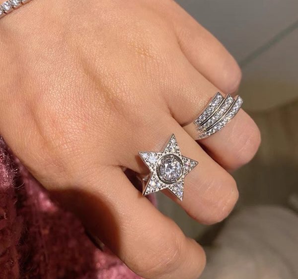 18K CC Comète Diamonds Ring - 图片 6