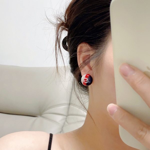 18K Double G Color Earrings - 图片 2