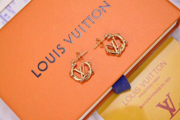 18k Louis Garden Louise Hoop Earrings - 图片 4