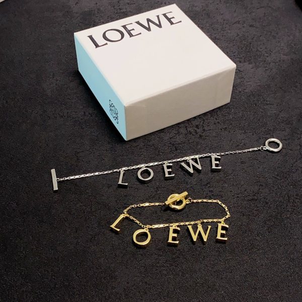 18K Anagram Letter Bracelet - Image 8