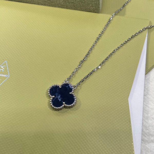 18K Vintage Alhambra Crystal Blue Bracelet - 图片 7