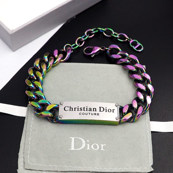 18K CD Couture Chain Link Bracelet - 图片 6