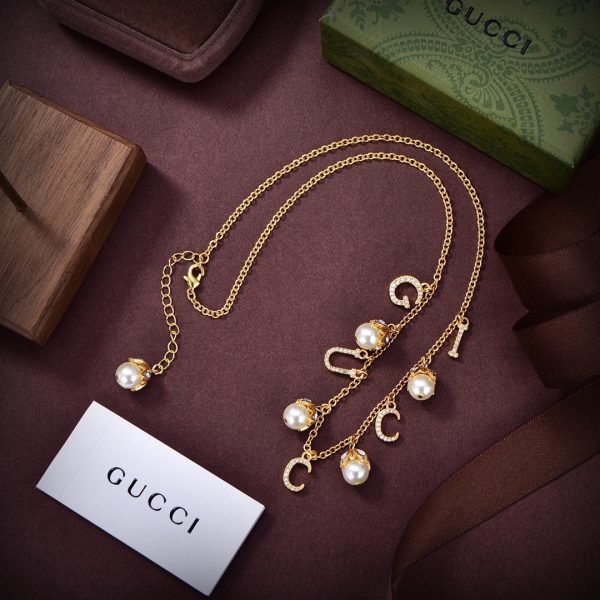 18K Double G Fashion Show Chain Necklace - 图片 5