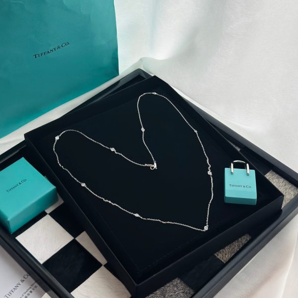 18K T Elsa Peretti Diamonds By The Yard Necklace - 图片 6