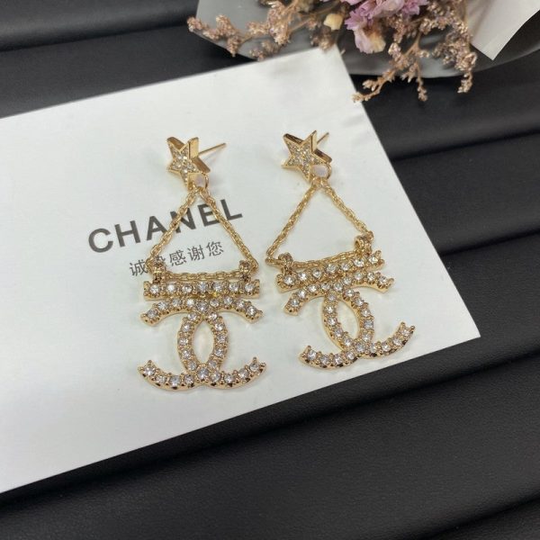 18K CC Star Earrings - 图片 9