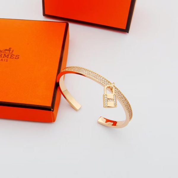 18K Kelly H Lock Vintage H Bracelet - 图片 4