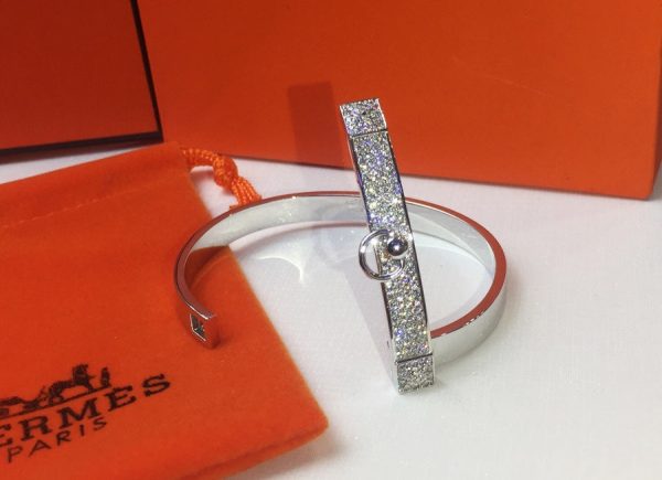 18K Collier De Chien Diamond H Bracelet - 图片 12