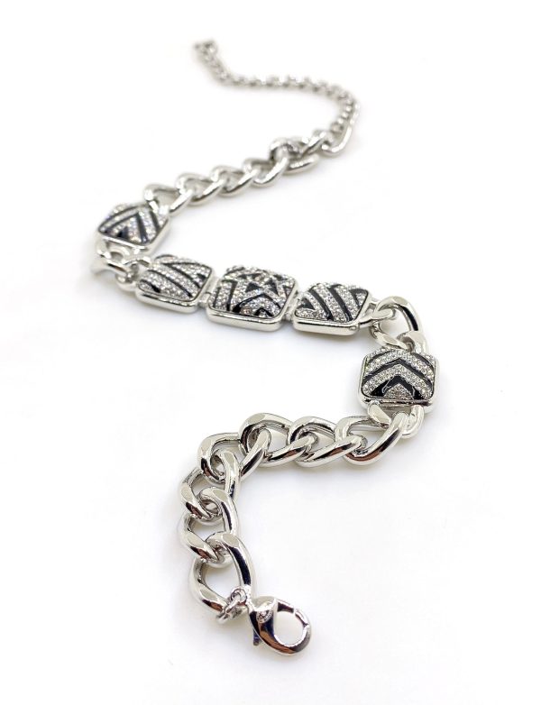 18K CC Star Diamonds Necklace - 图片 6