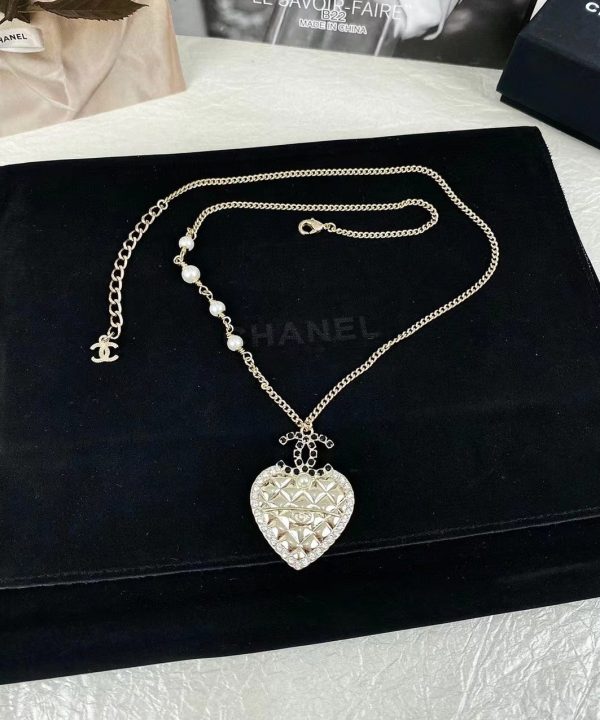 18K CC Heart Necklace - 图片 6