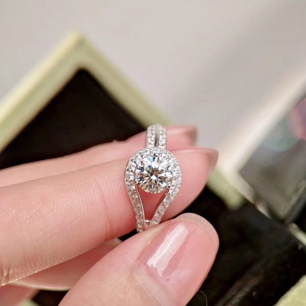 18K Couture Solitaire Ring - 图片 4