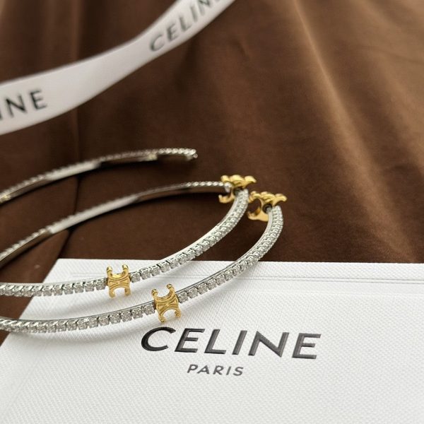 18K Triomphe Gourmette Crystals Earring - 图片 4
