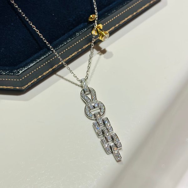 18K Agrafe Diamond Necklace - 图片 6
