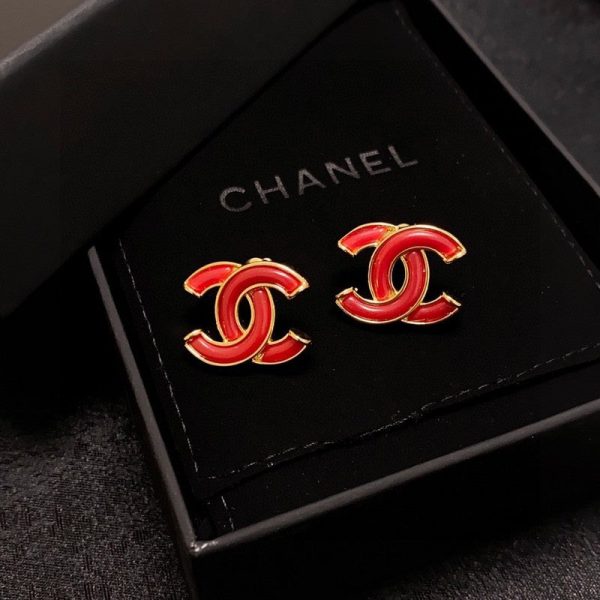 18K CC Red Earrings - 图片 6