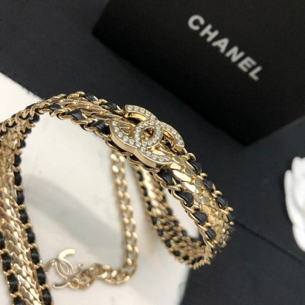 18K CC Strass Necklace - 图片 6
