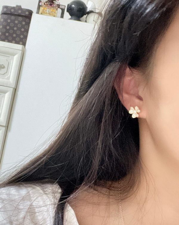 18K Yellow Gold Frivole Small Model Earrings - 图片 5
