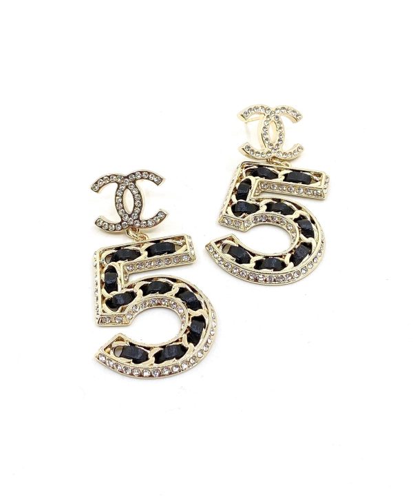 18K CC N0.5 Perfume Earrings - 图片 5
