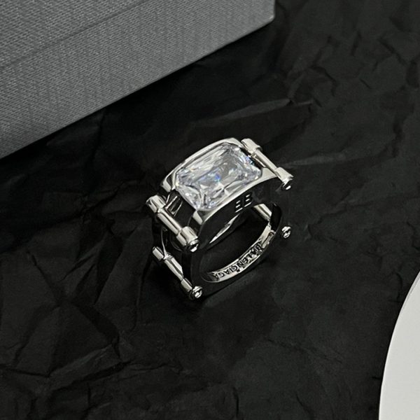 18K BB Crystal Ring