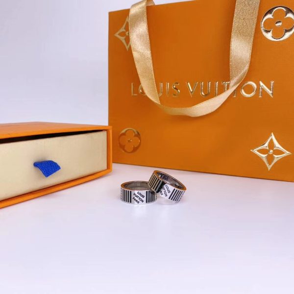 18K Louis Damier Black Ring - 图片 6