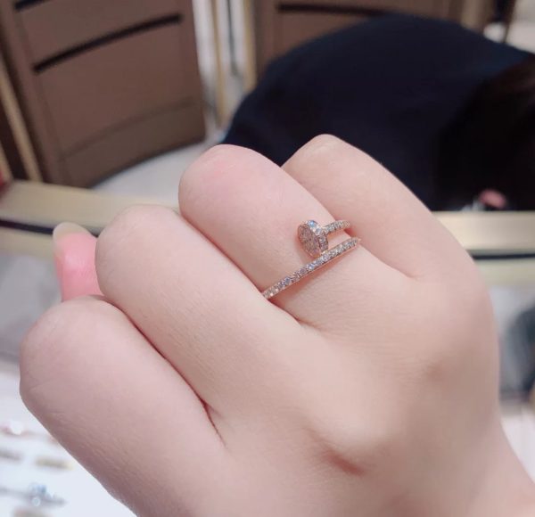 18K Juste Un Clou Diamond Ring - 图片 2