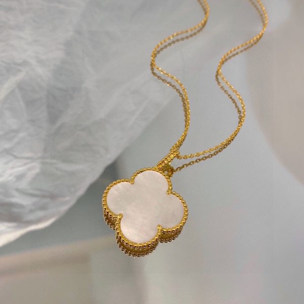 18K Magic Alhambra One Motif Pearl Necklace - 图片 7