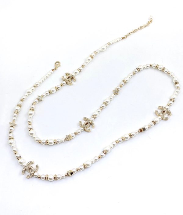 18K CC Pearls Necklace - 图片 6