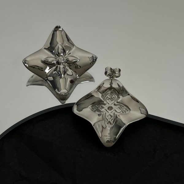 18K Louis Futura Earrings - 图片 2