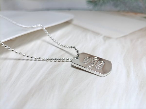 18K T 1837 Tag Pendant Necklace - 图片 4