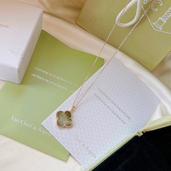18K Magic Alhambra One Motif Pearl Necklace - 图片 4