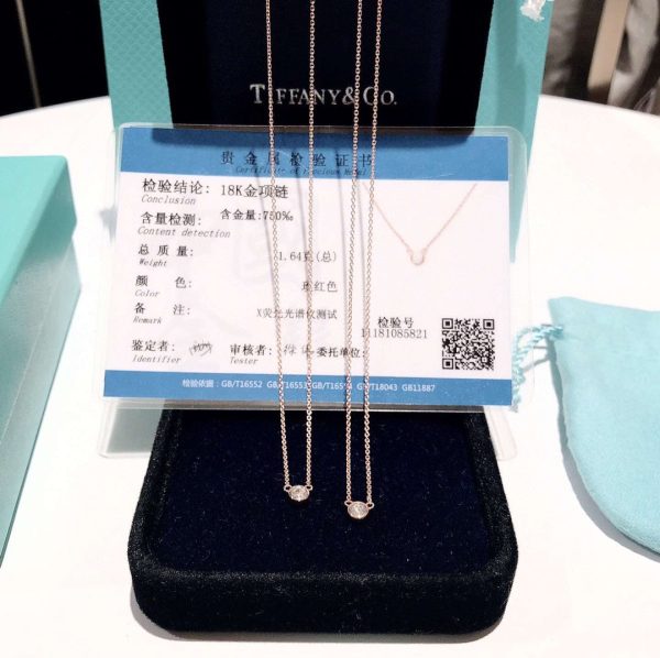 18K T Elsa Peretti Diamonds Necklace - 图片 6