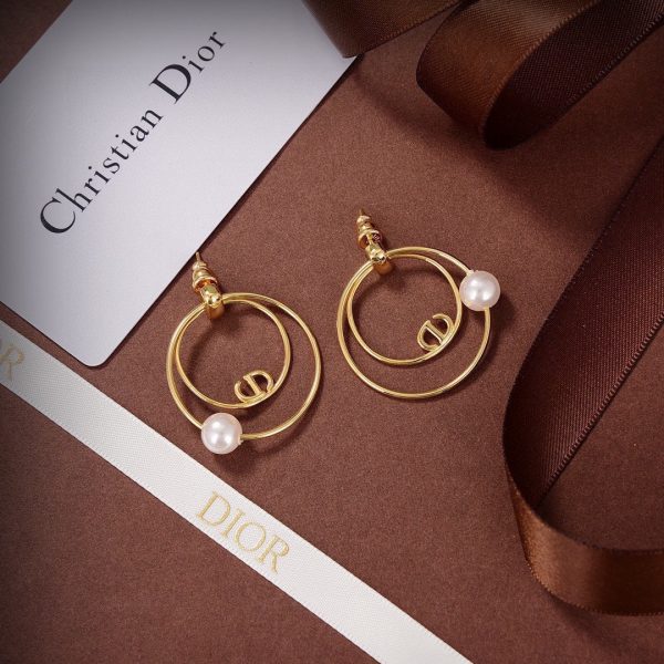 18K CD Revolution Pearl Earrings - 图片 5