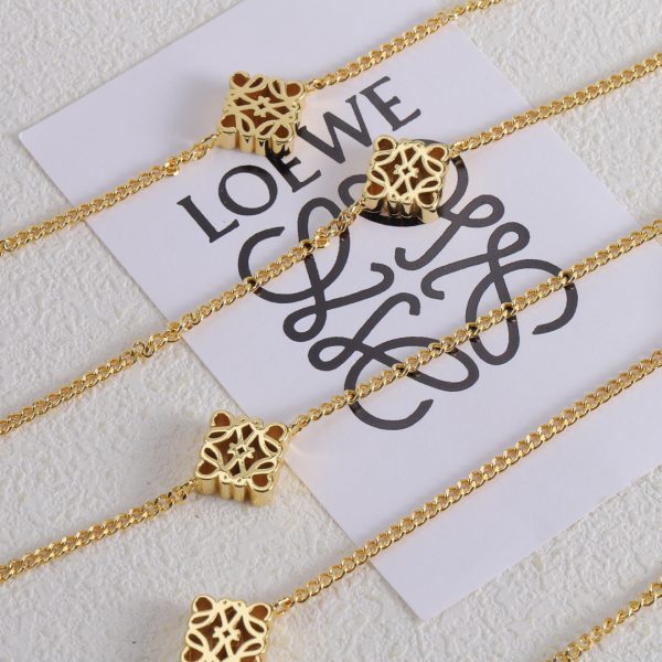 18K Anagram Long Necklace - Image 7