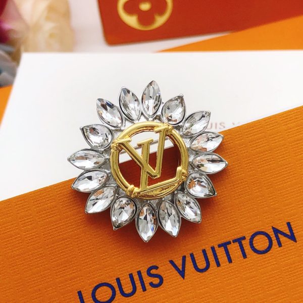 18K Louis Sunflower Brooch - 图片 4