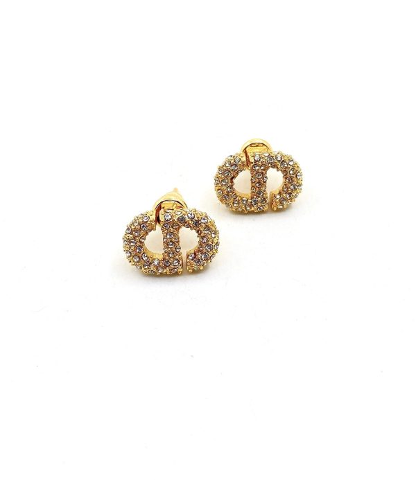 18K CD Diamonds Earrings - 图片 6
