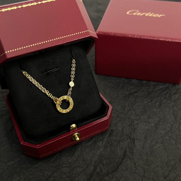 18K Love 2 Diamond Necklace - 图片 8
