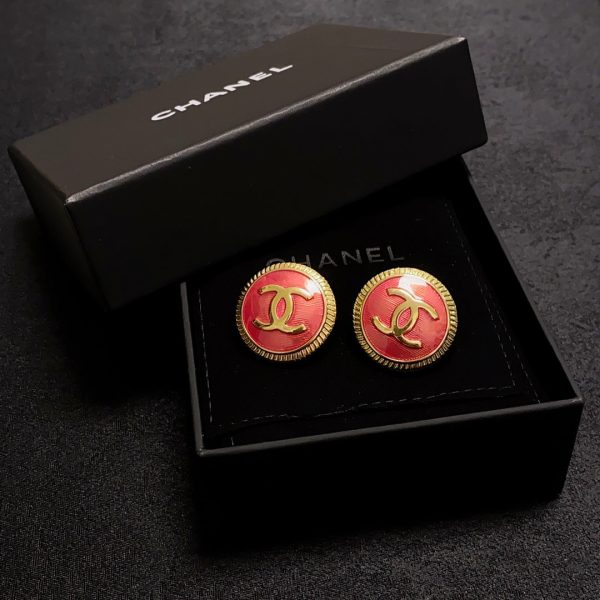 18K CC Red Earrings - 图片 7