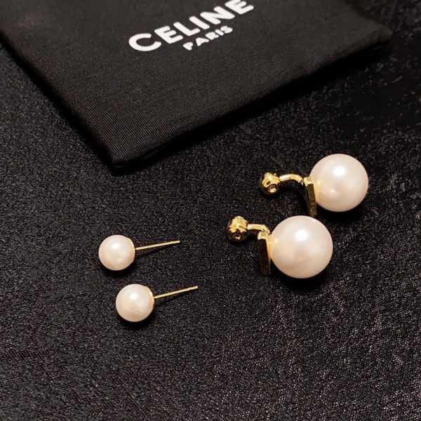18K Triomphe Pearl Earrings - 图片 6