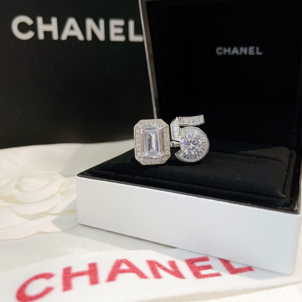 18K CC No.5 Diamonds Ring - 图片 7