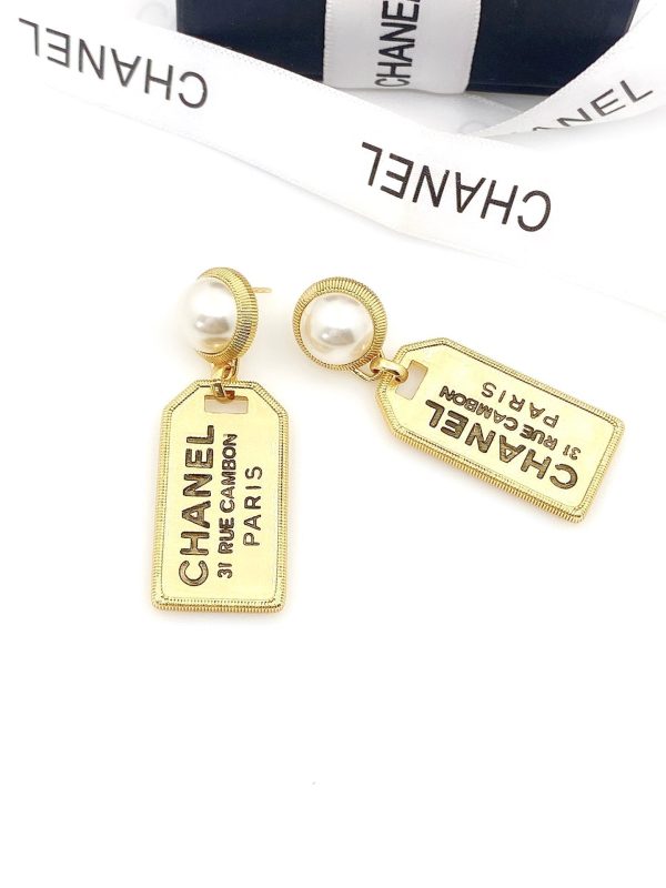 18K CC Paris Pearl Earrings - 图片 6