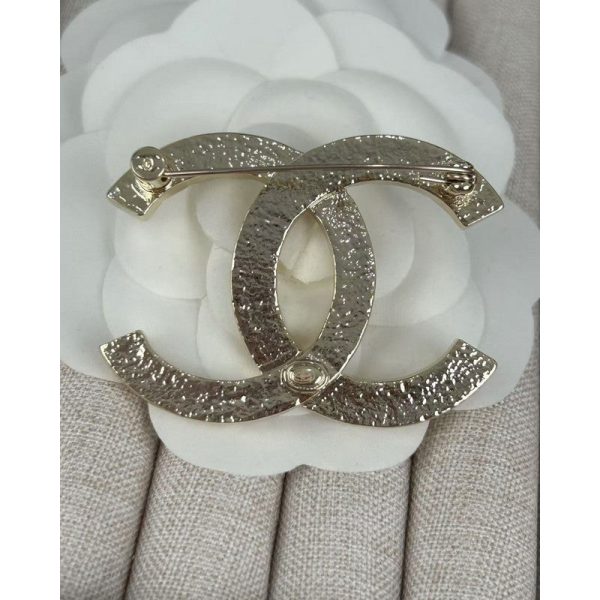 18K CC Gold Brooch - 图片 6