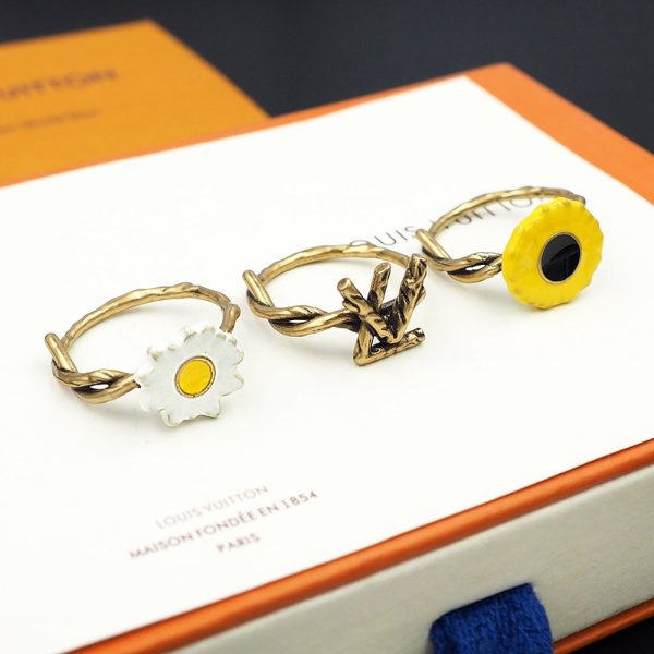 18K Louis Gardening Set of Three Rings - 图片 4
