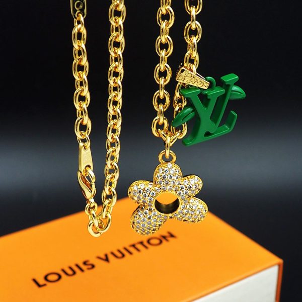 18K Louis Blooming Pendant Necklace - 图片 6