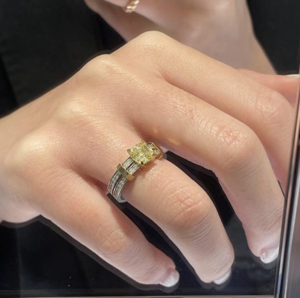 18K T Schlumberger Stone Ring - 图片 4