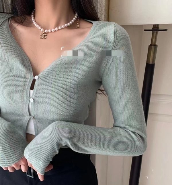 18K CC Pearl Chain Necklace - 图片 6