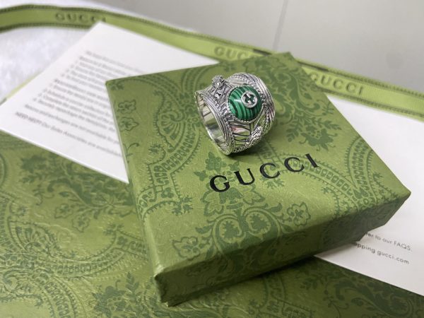 Double G Garden Snake Interlocking G Ring - 图片 4