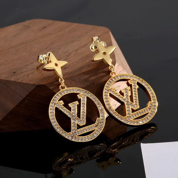 18K Louis Star Pendant Earrings - 图片 6