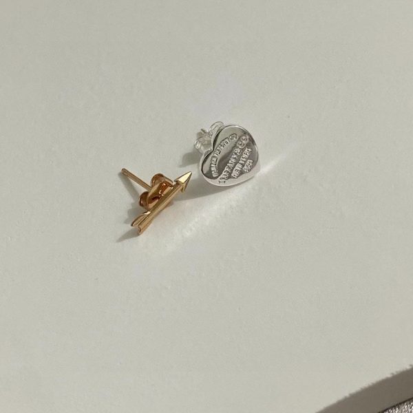 18K Return to Tiffany Lovestruck Heart Tag & Arrow Earrings - 图片 2