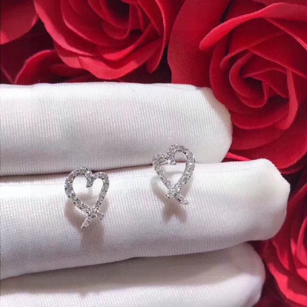 18K T Diamond Earrings - 图片 2